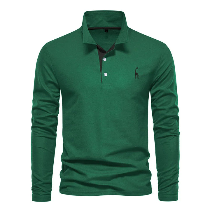 Mens Polo Shirt Embroidered Classic Fit