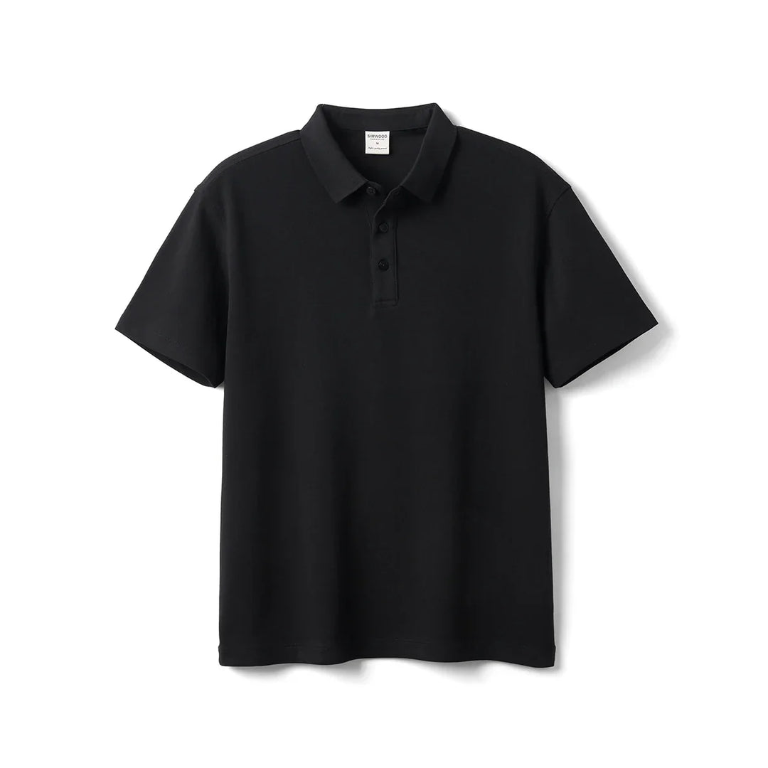 Mens Polo Shirt Lightweight Breathable Fit