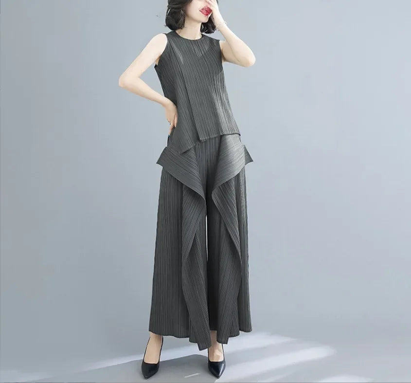 Womens Slim Fit Mermaid Leg Pants Elegant Style
