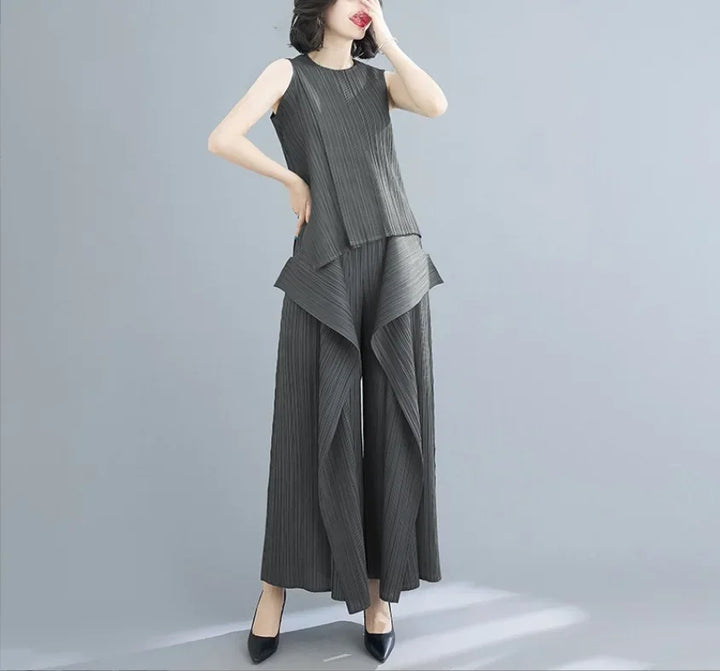 Womens Slim Fit Mermaid Leg Pants Elegant Style