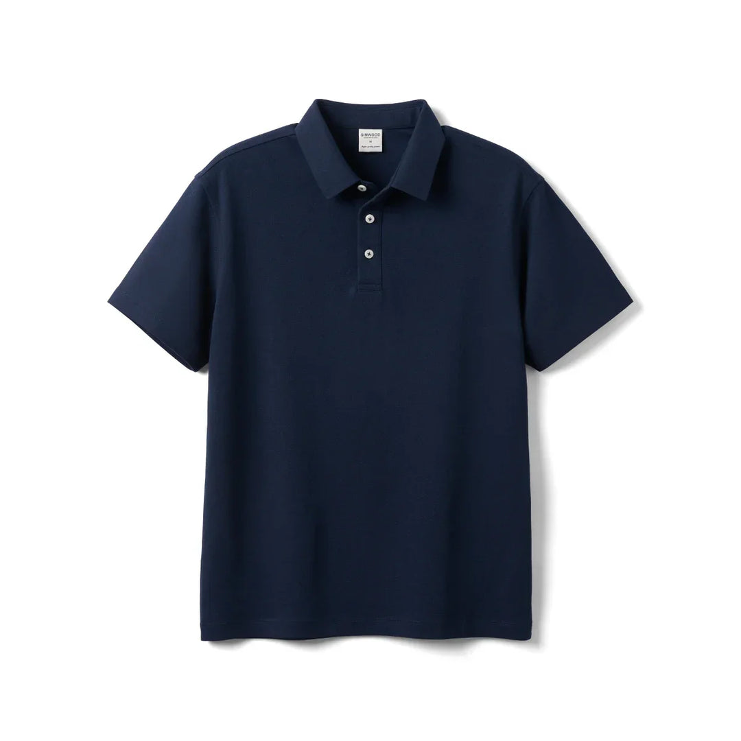 Mens Polo Shirt Lightweight Breathable Fit