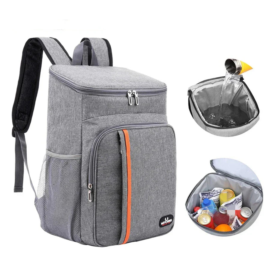 Unisex Thermal Lunch Bag Waterproof Oxford Portable Cooler Backpack - BritishMode