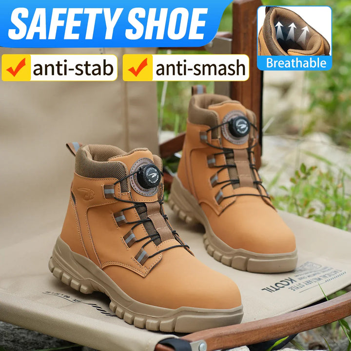 Mens Waterproof Steel Toe Safety Boots