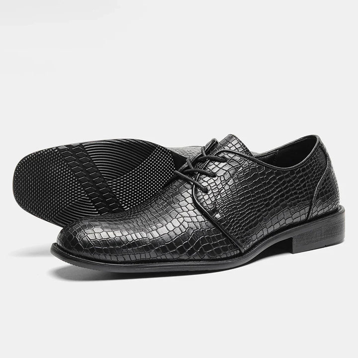 Mens Leather Oxford Dress Shoes