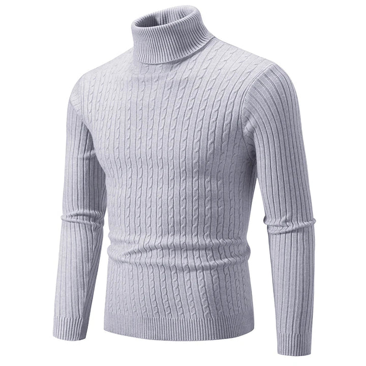 Mens Knit Sweater Crew Neck Warm