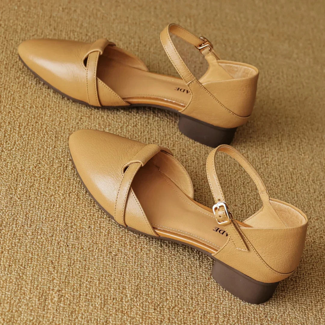 Womens Heels Genuine Leather Classic Fit