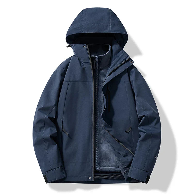 Unisex Ski Jacket with Hood Insulated Weatherproof