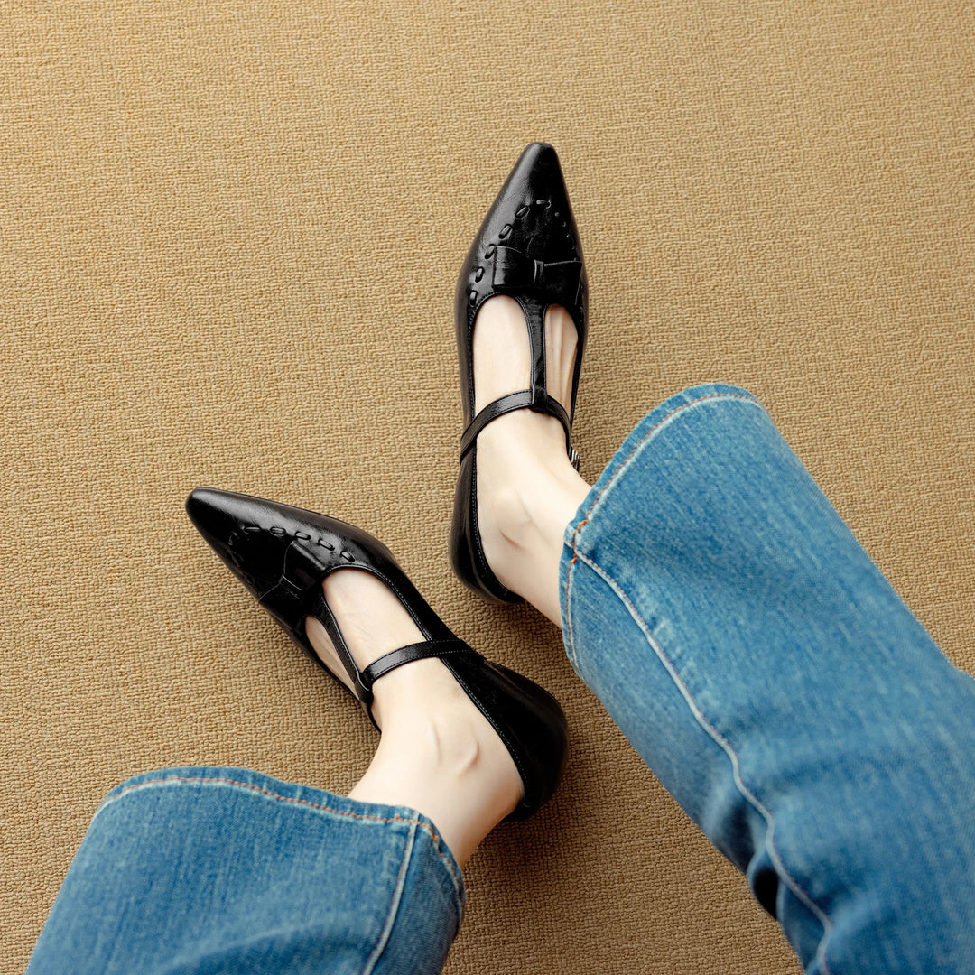 Womens Pumps Genuine Leather Classic Fit