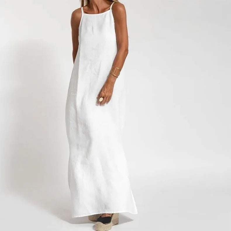 Womens Dress with High Slits Elegant Fit