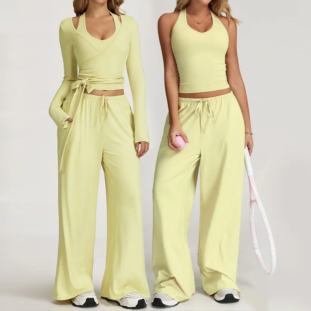 Womens Fitness Outfit Breathable Stretch Fit - BritishMode