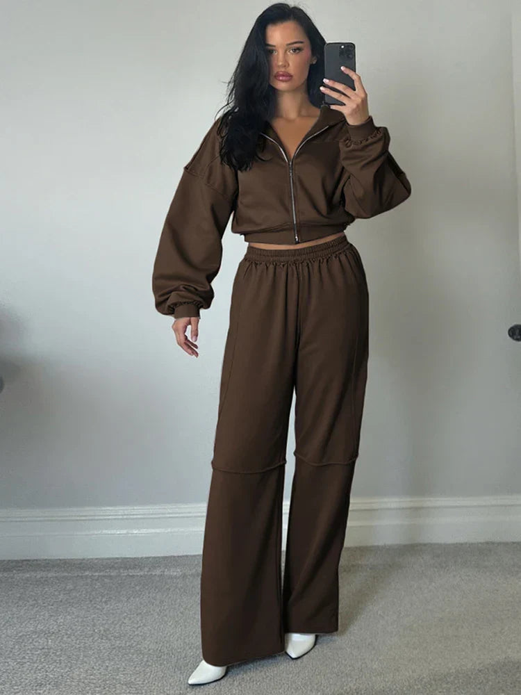 Unisex Casual Hoodie and Jogger Pants Set Comfortable Fit - BritishMode