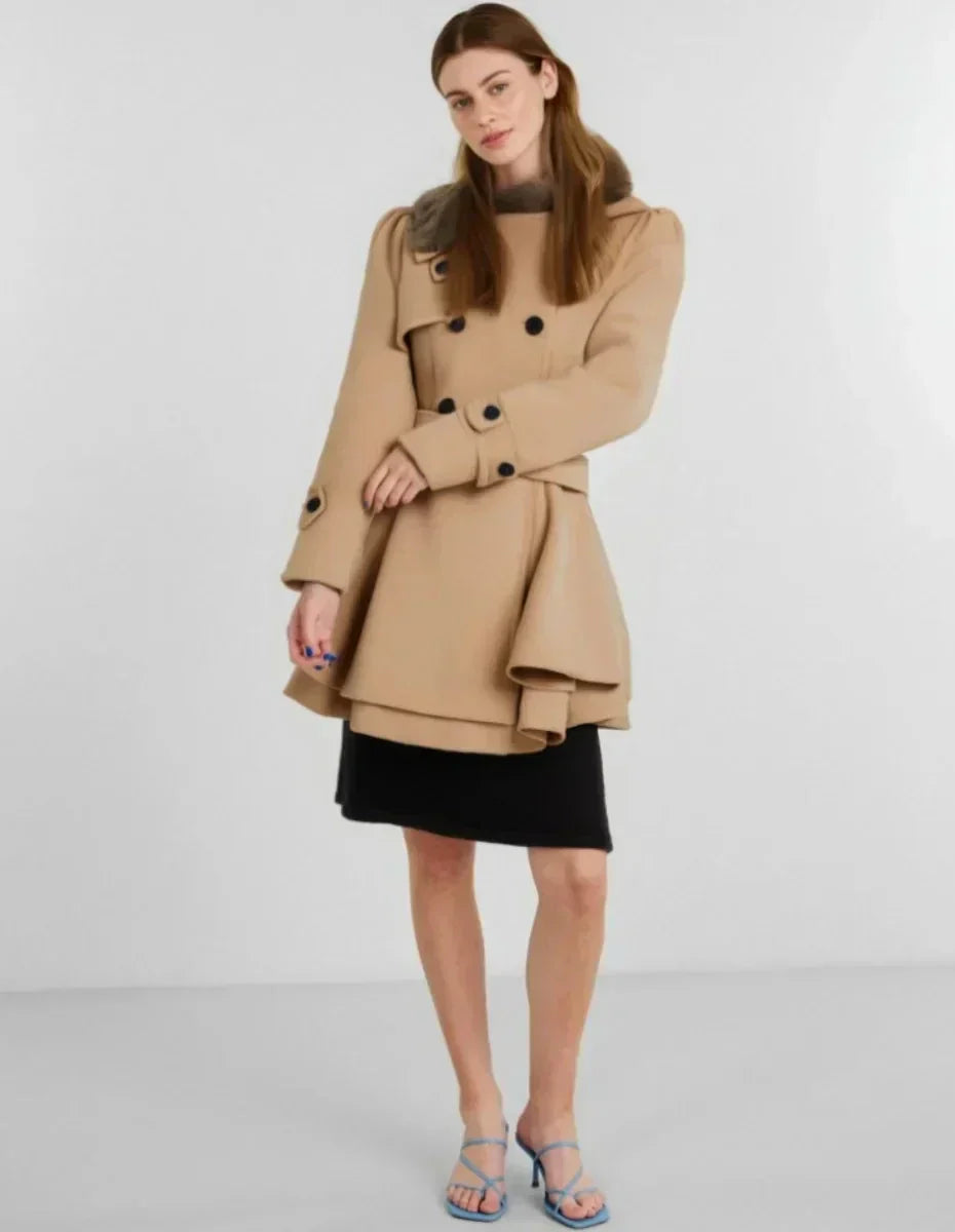Womens Trench Coat Slim Fit Stylish Design