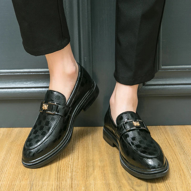 Mens Loafers Genuine Leather Classic Fit