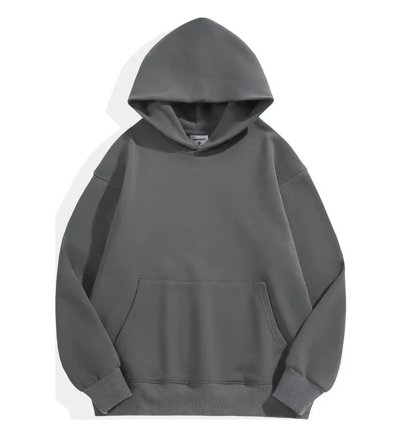 Mens Hoodie Cotton Blend Comfortable Fit Sweatshirt