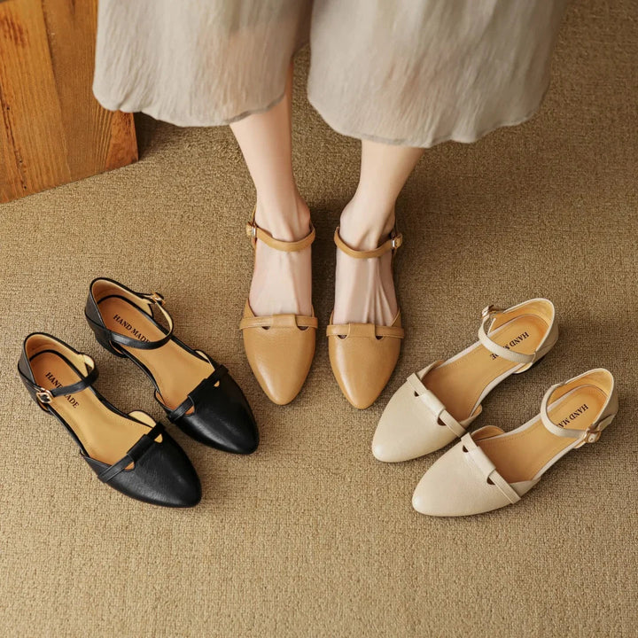 Womens Heels Genuine Leather Classic Fit