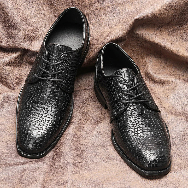 Mens Leather Oxford Dress Shoes