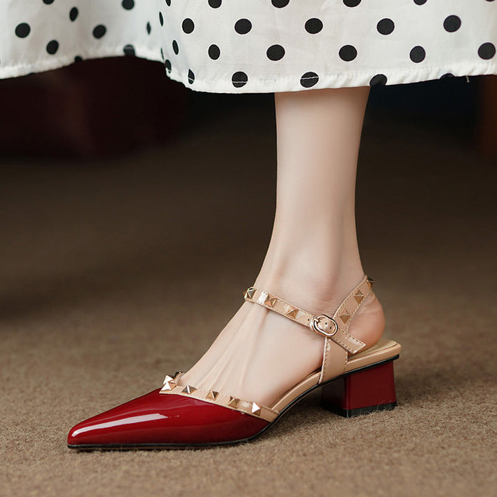 Womens Heeled Shoes Elegant Design