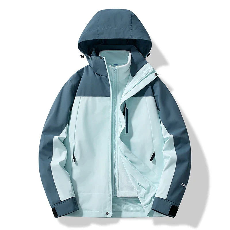 Unisex Ski Jacket with Hood Insulated Weatherproof