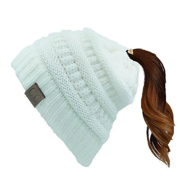 Unisex Slouchy Winter Hat Warm Knit