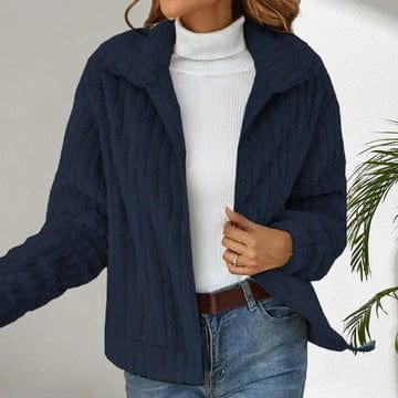 Unisex Ribbed Winter Jacket Warm Fit