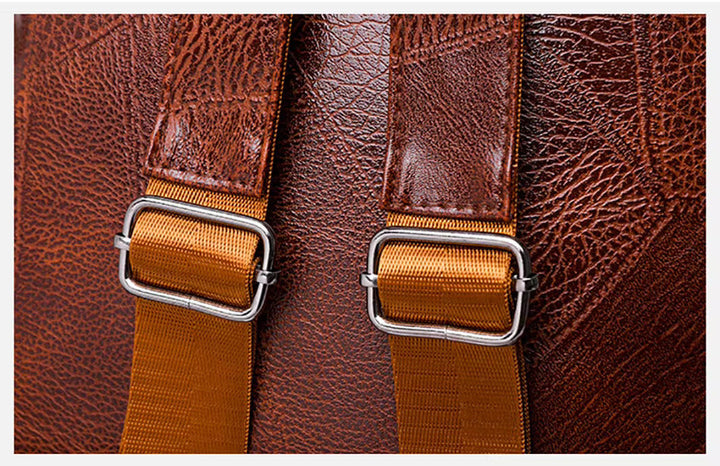 Womens Leather Backpack Theft-Proof Design