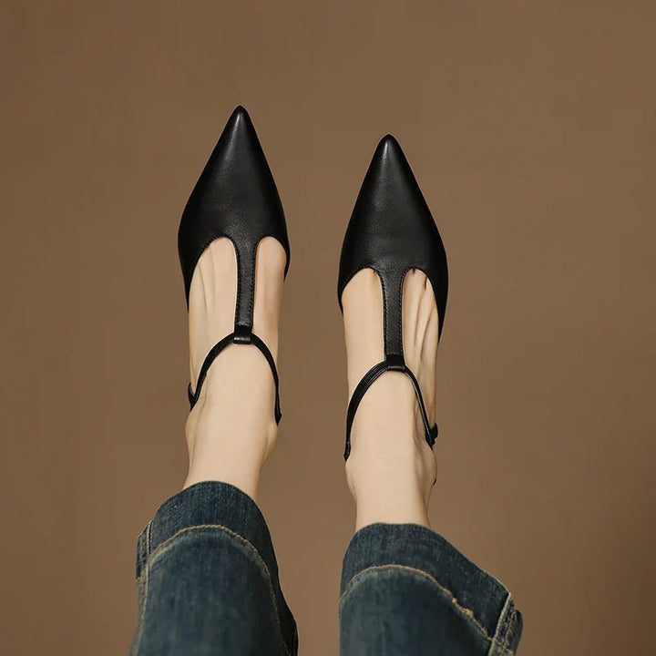 Womens Heels Genuine Leather Classic Fit