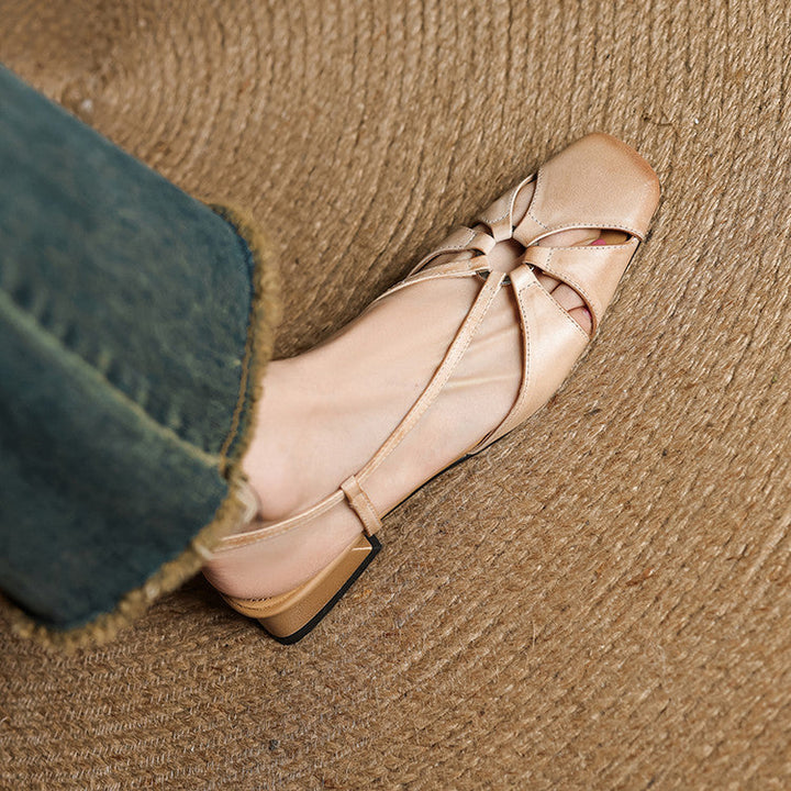 Womens Genuine Leather Sandals Comfortable Fit