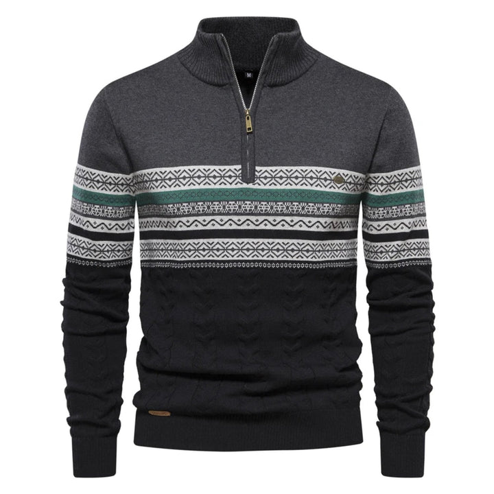 Mens Winter Sweater Wool Blend Regular Fit