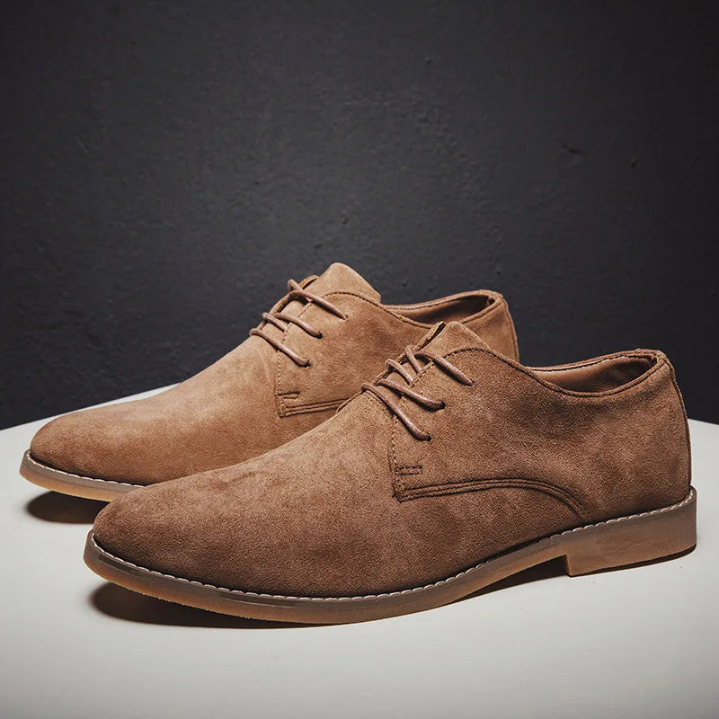 Mens Oxford Shoes Suede Classic Fit