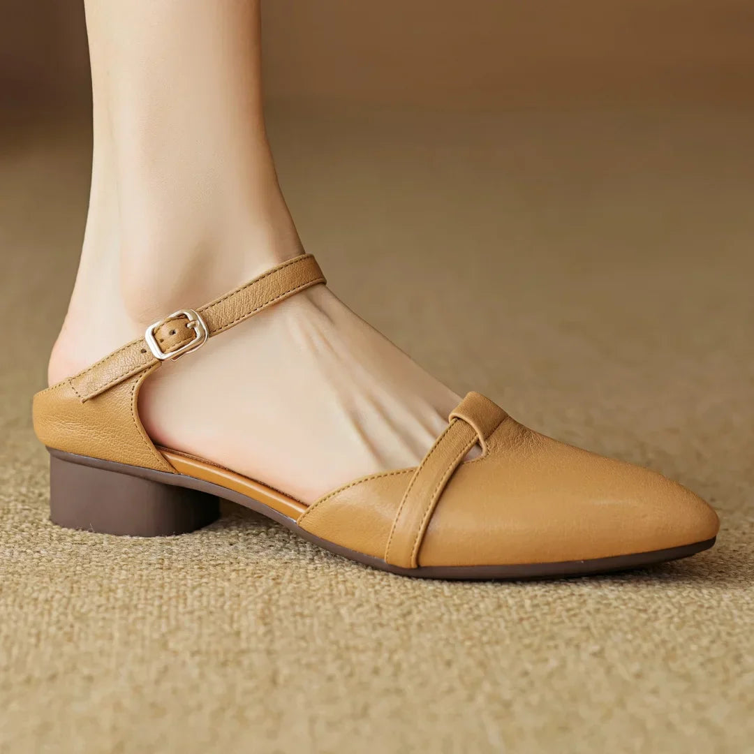 Womens Heels Genuine Leather Classic Fit
