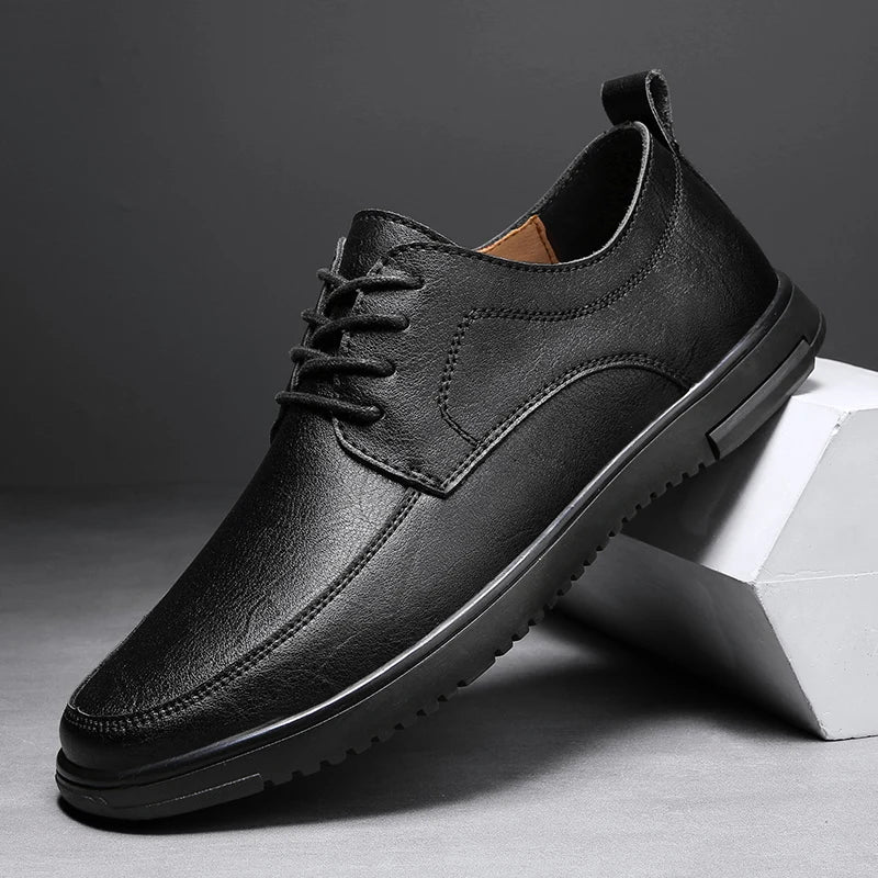 Mens Oxford Shoes Genuine Leather Classic Fit