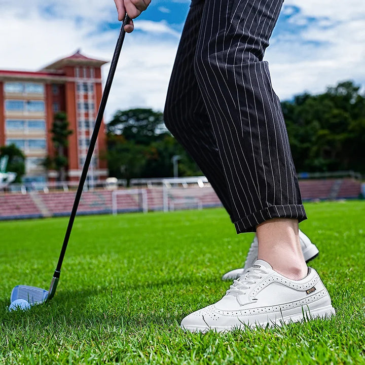 Mens Golf Shoes Durable Comfortable Fit