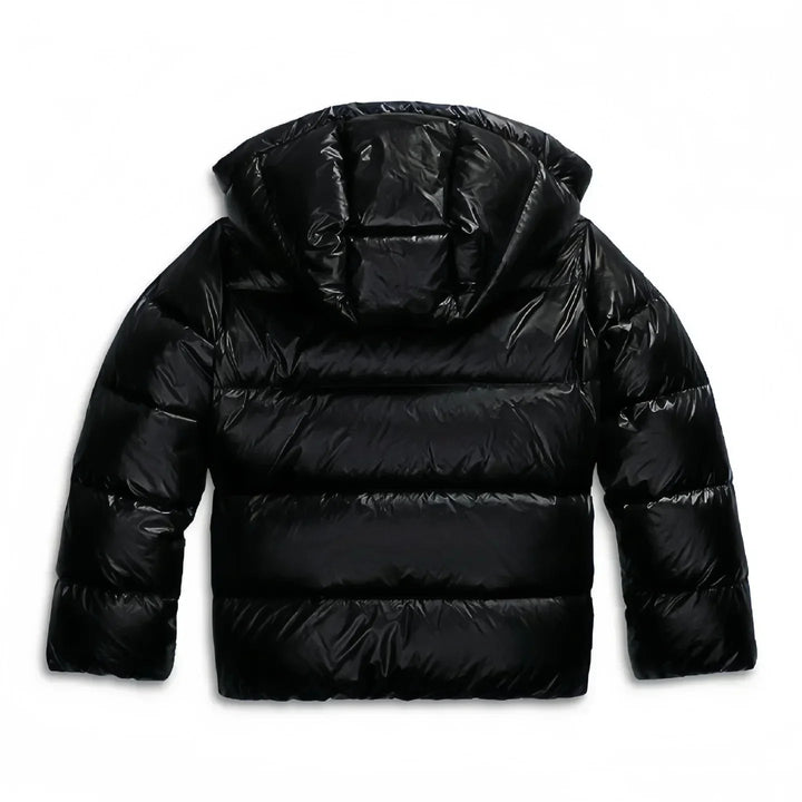 Womens Quilted Puffer Jacket with Hooded Design