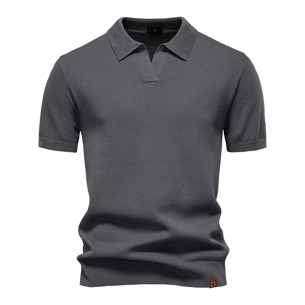 Mens Casual Polo Shirt Lightweight Fit
