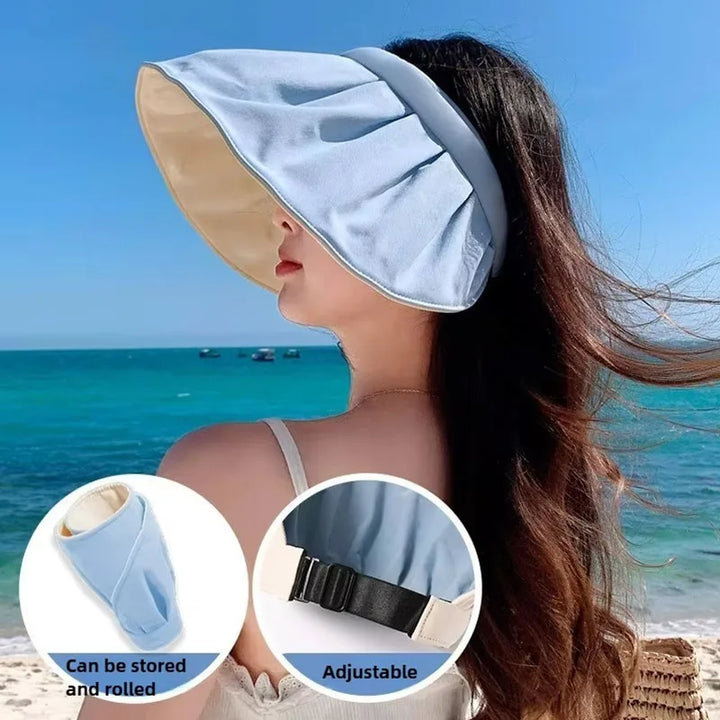 Unisex Sun Protection Hat Packable Large Brim