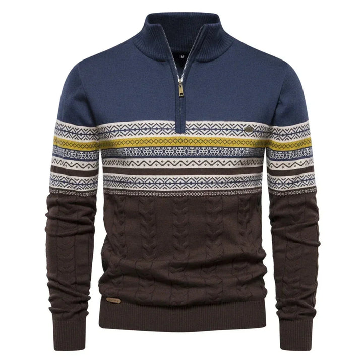 Mens Winter Sweater Wool Blend Regular Fit
