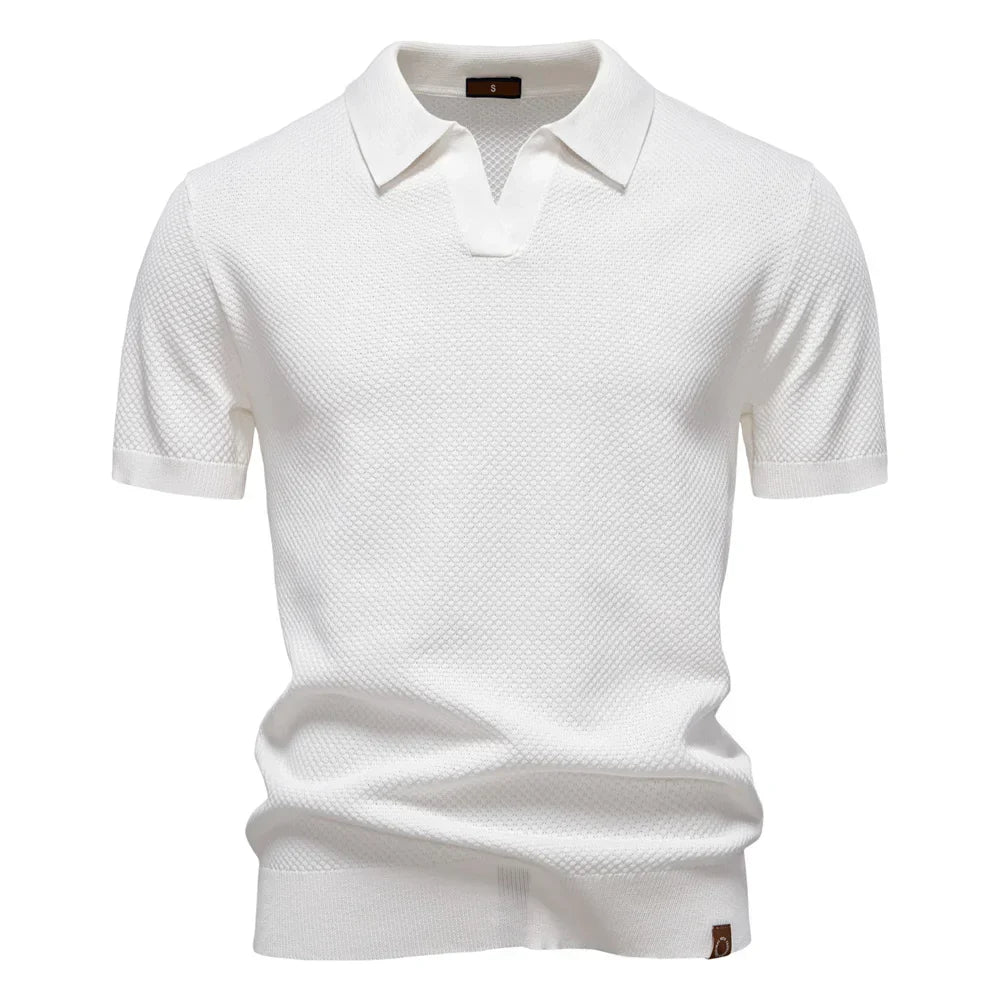 Mens Casual Polo Shirt Lightweight Fit
