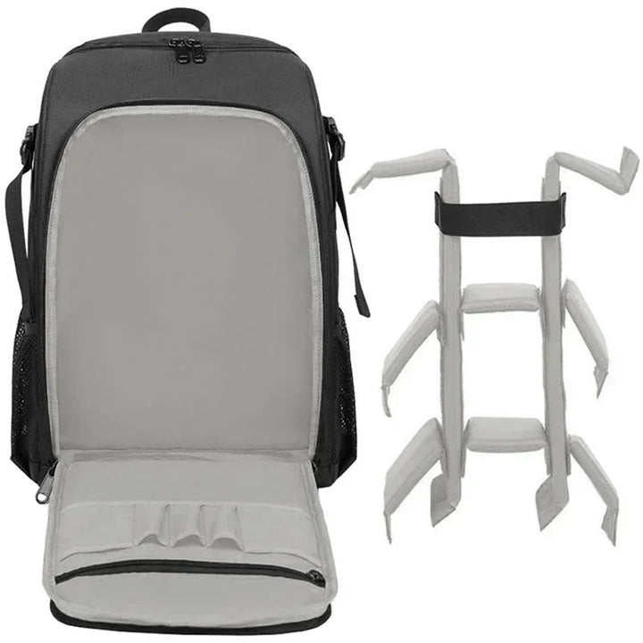 Unisex Waterproof Oxford Camera Backpack Multi-Compartment Storage