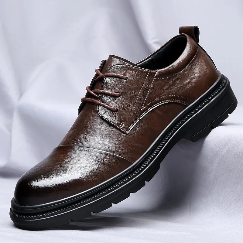 Mens Leather Shoes Genuine Leather