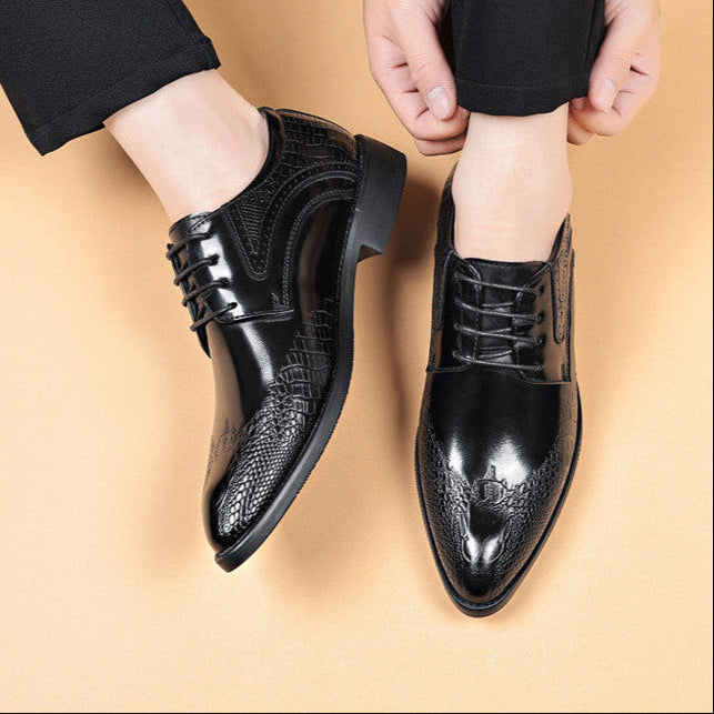 Mens Leather Dress Shoes Classic Fit