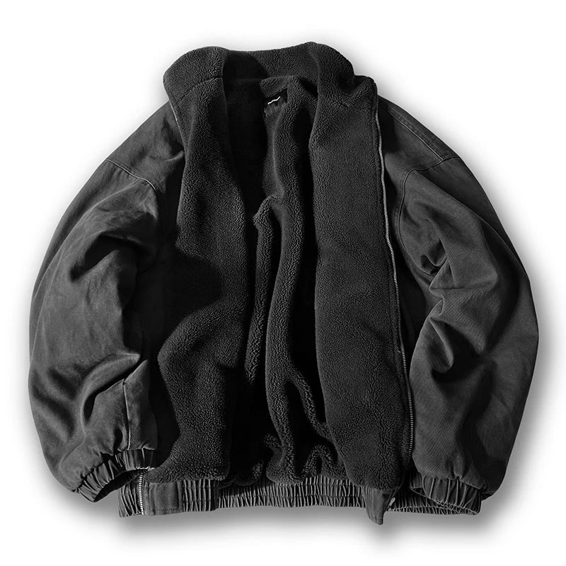Mens Fleece Jacket Classic Retro Fit