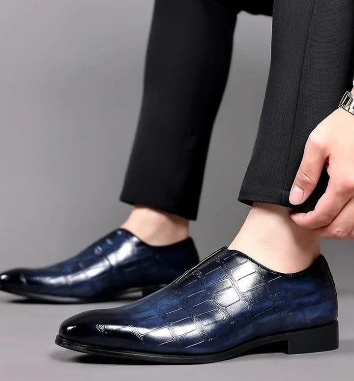 Mens Loafers Genuine Leather Slip-On