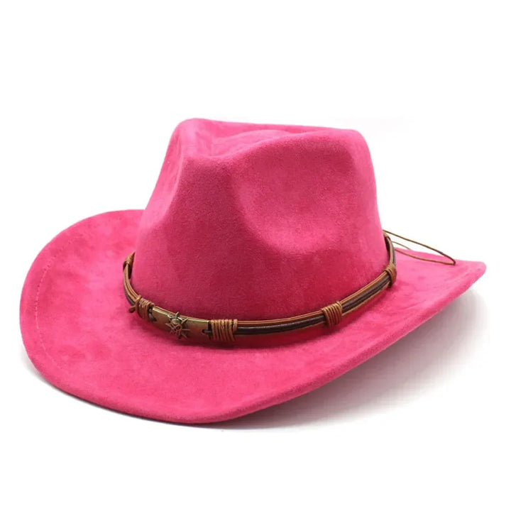 Unisex Felt Cowboy Hat Classic Style