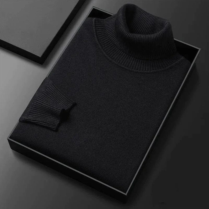 Mens Crew Neck Sweater Warm Knit