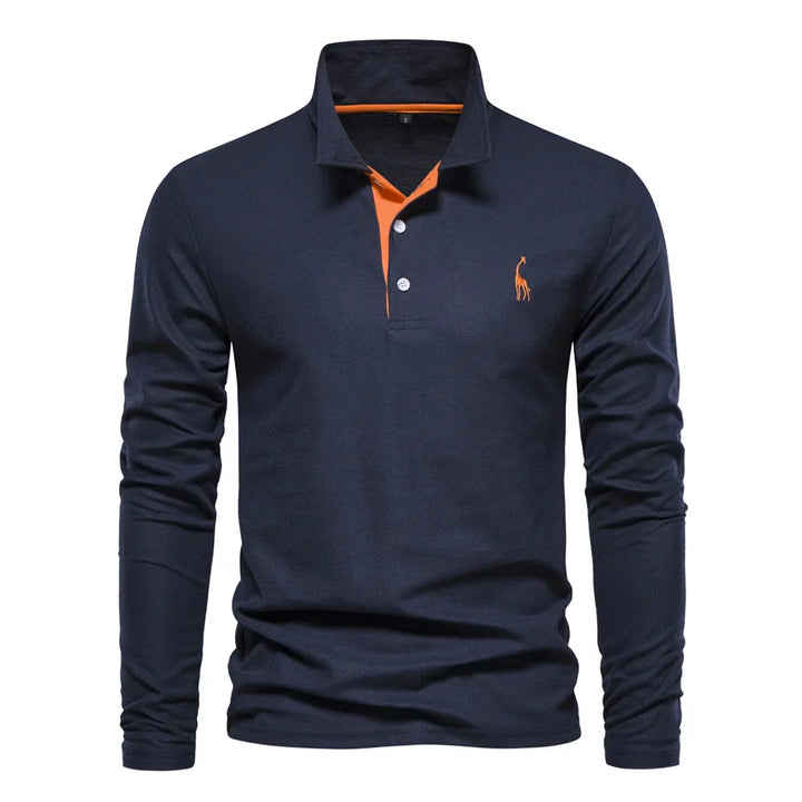 Mens Polo Shirt Embroidered Classic Fit