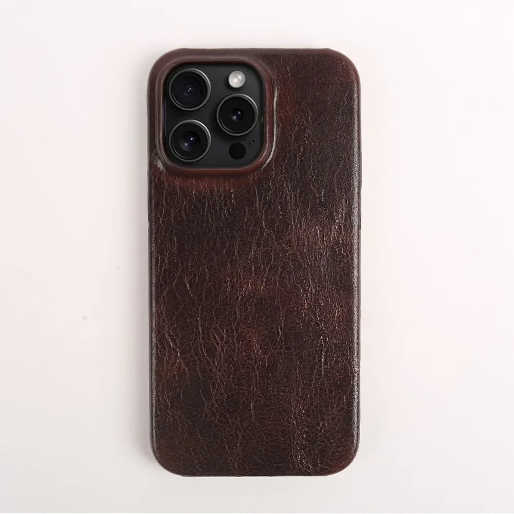 Unisex Leather Phone Case Genuine Handmade