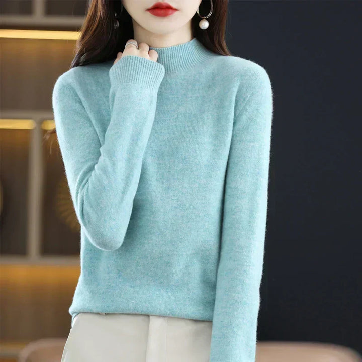 Womens Wool Sweater Cozy Fit Winter