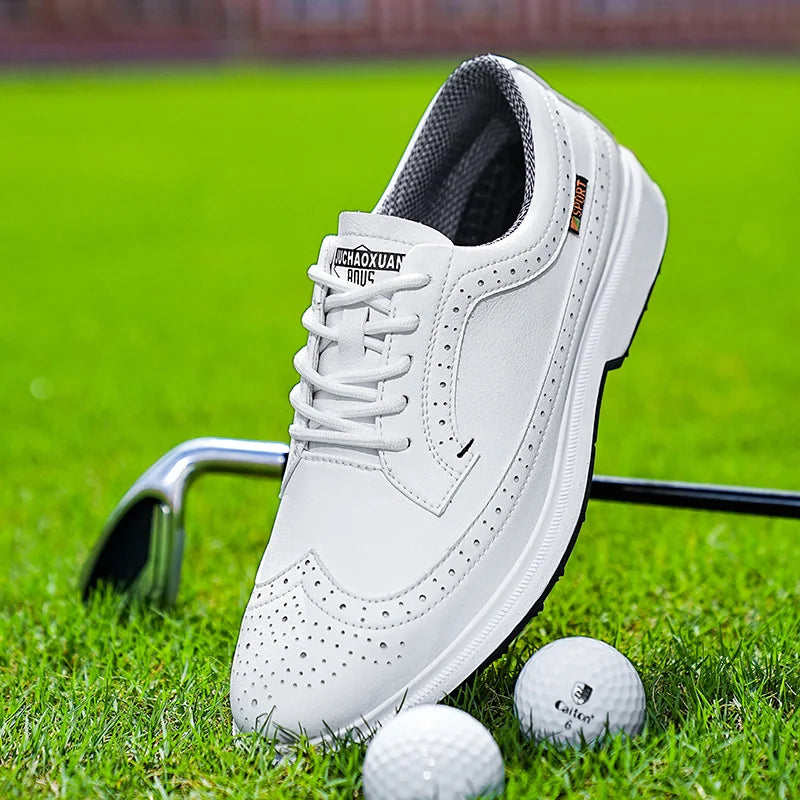 Mens Golf Shoes Durable Comfortable Fit