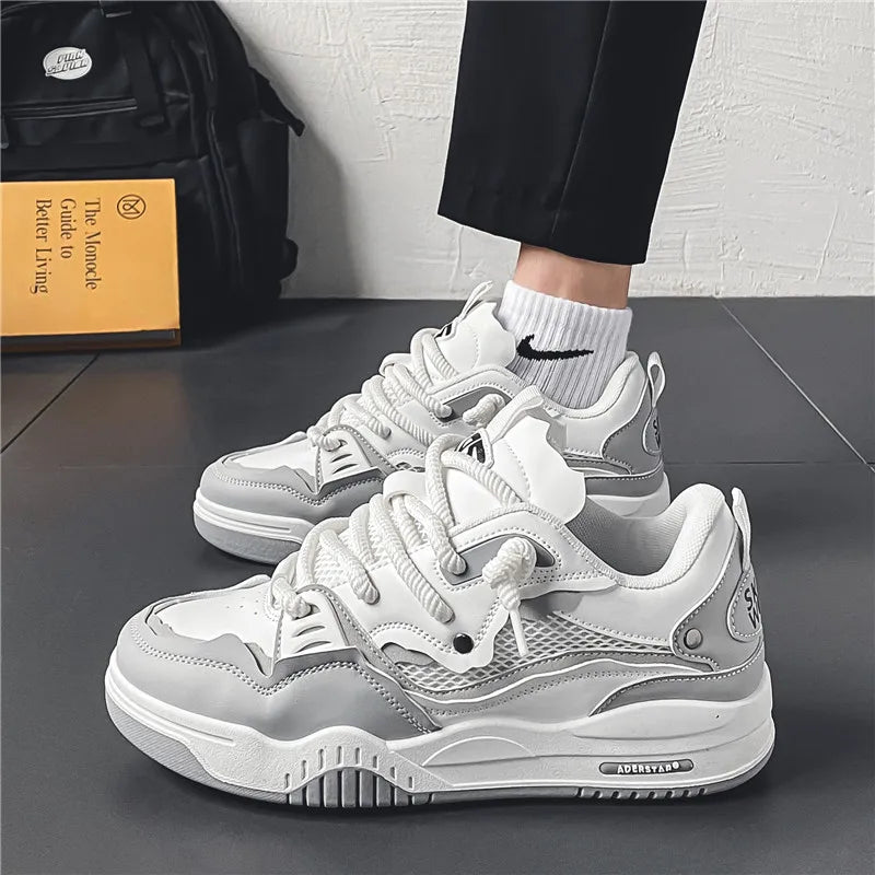 Unisex High Top Platform Sneakers Casual Fit - BritishMode