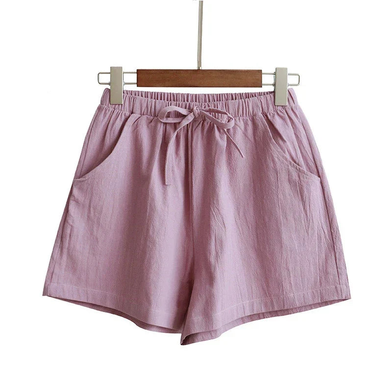 Mens Casual Linen Shorts Comfortable Fit